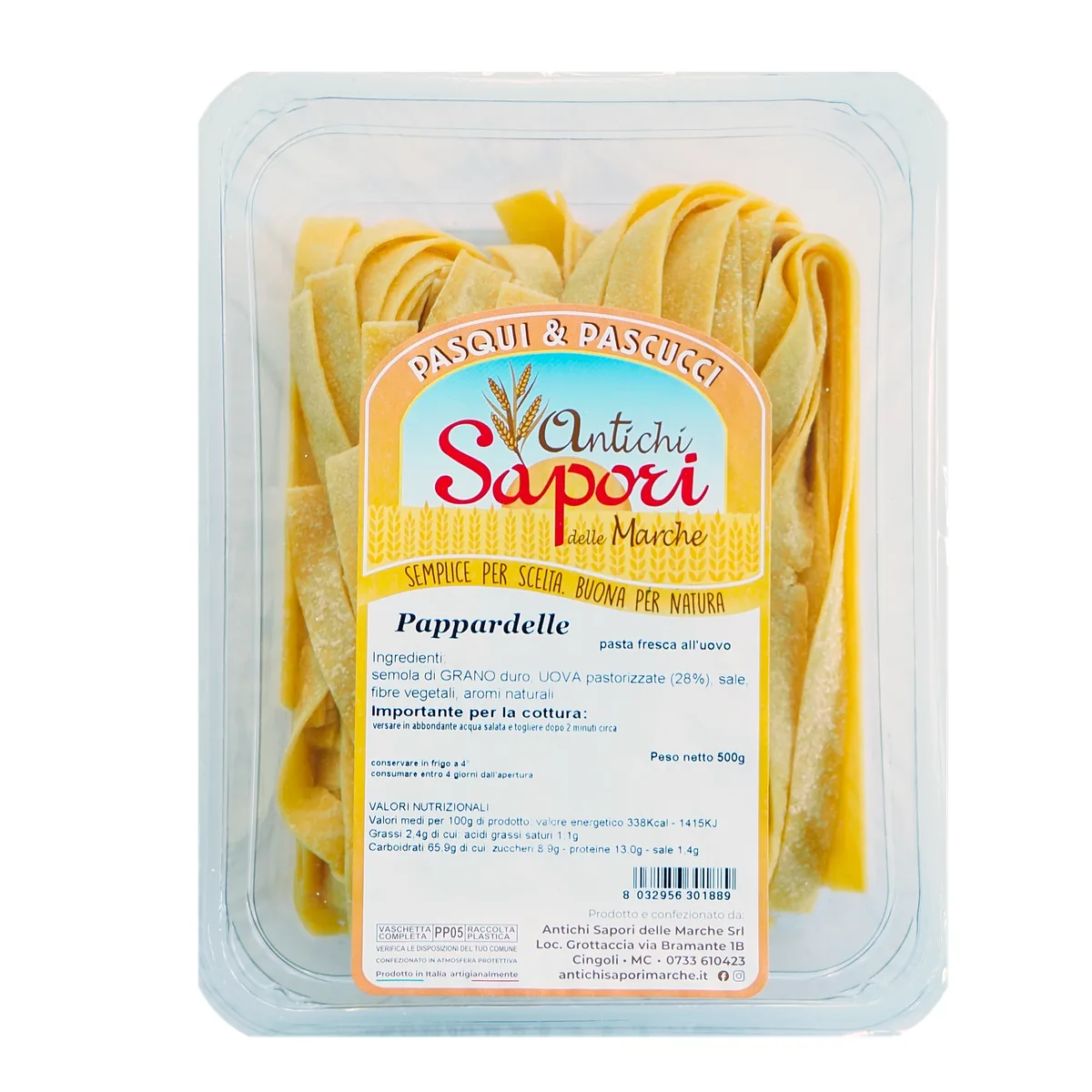 Confezione di pappardelle Antichi Sapori