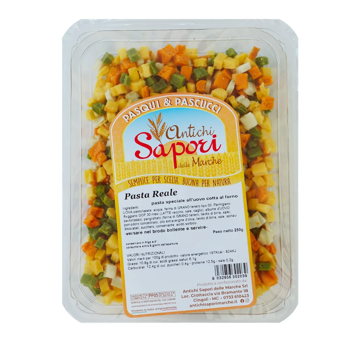 Confezione di pasta reale Antichi Sapori
