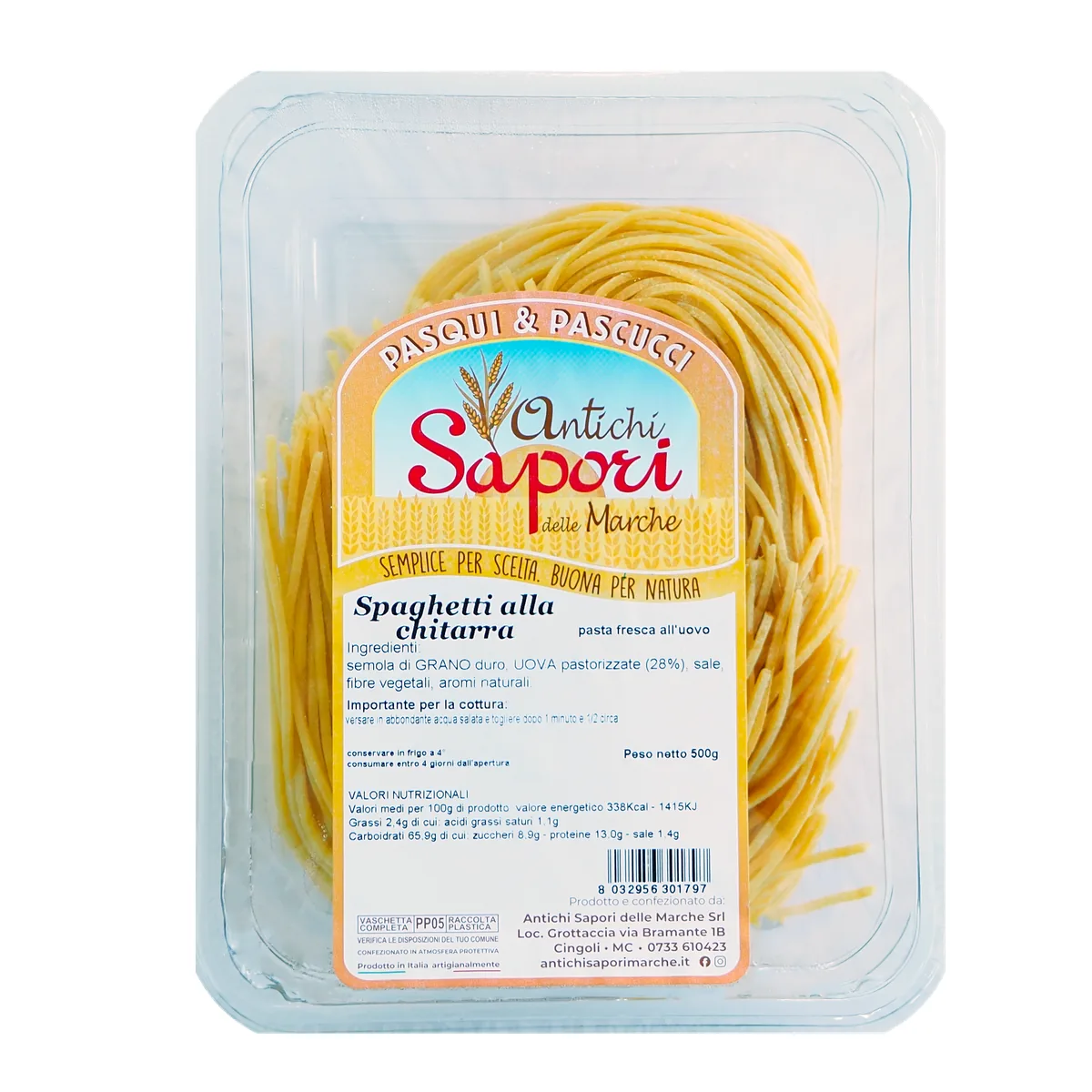 Confezione di spaghetti alla chitarra Antichi Sapori