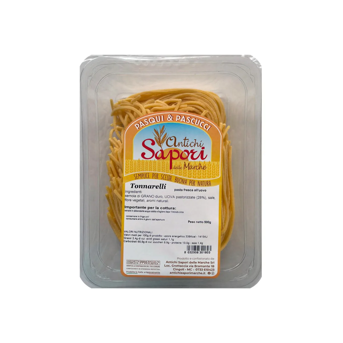 Confezione di tonnarelli Antichi Sapori